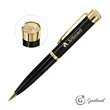 Garland® Executive Color Custom Emblem Ballpoint Pen - Gold | https://www.bestnamebadges.com
