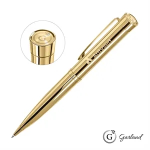 Garland® Executive Signature Emblem Twist Pen - Gold | https://www.bestnamebadges.com