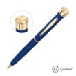 Garland® Color Matte Custom Emblem Twist Pen - Gold | https://www.bestnamebadges.com