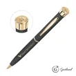 Garland® Color Matte Custom Emblem Twist Pen - Gold | https://www.bestnamebadges.com