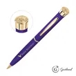 Garland® Color Matte Custom Emblem Twist Pen - Gold | https://www.bestnamebadges.com