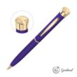 Garland® Color Matte Custom Emblem Twist Pen - Gold | https://www.bestnamebadges.com