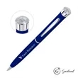 Garland® Color Matte Custom Emblem Twist Pen - Chrome | https://www.bestnamebadges.com