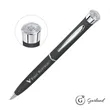 Garland® Color Matte Custom Emblem Twist Pen - Chrome | https://www.bestnamebadges.com