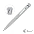 Garland® Color Matte Custom Emblem Twist Pen - Chrome | https://www.bestnamebadges.com