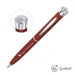 Garland® Color Matte Custom Emblem Twist Pen - Chrome | https://www.bestnamebadges.com