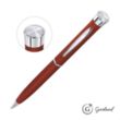Garland® Color Matte Custom Emblem Twist Pen - Chrome | https://www.bestnamebadges.com