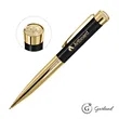 Garland® Executive Custom Emblem Monogram Twist Pen - Gold | https://www.bestnamebadges.com