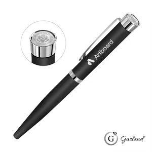 Garland® Executive Color Custom Emblem Rollerball Pen-Chrome | https://www.bestnamebadges.com