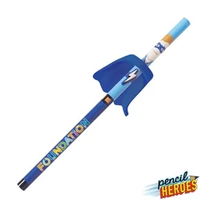 Pencil Heroes®  Superhero Series Male w/Cape Pencil | https://www.bestnamebadges.com