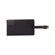 Leeman Tuscany Duo-Textured Luggage Tag | https://www.bestnamebadges.com