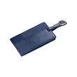 Leeman Tuscany Duo-Textured Luggage Tag | https://www.bestnamebadges.com