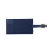 Leeman Tuscany Duo-Textured Luggage Tag | https://www.bestnamebadges.com