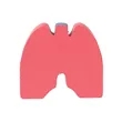 Lungs Shape Stress Ball | https://www.bestnamebadges.com