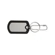 Ball Chain Dog Tag Keychain | https://www.bestnamebadges.com