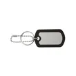 Ball Chain Dog Tag Keychain | https://www.bestnamebadges.com