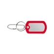 Ball Chain Dog Tag Keychain | https://www.bestnamebadges.com