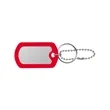Ball Chain Dog Tag Keychain | https://www.bestnamebadges.com