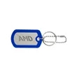 Ball Chain Dog Tag Keychain | https://www.bestnamebadges.com