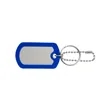 Ball Chain Dog Tag Keychain | https://www.bestnamebadges.com