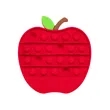 Push Pop Bubble Apple Shape Fidget Sensory Toy | https://www.bestnamebadges.com