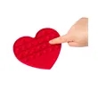 Push Pop Bubble Heart Shape Fidget Sensory Toy | https://www.bestnamebadges.com