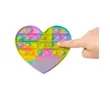 Push Pop Bubble Heart Shape Fidget Sensory Toy | https://www.bestnamebadges.com