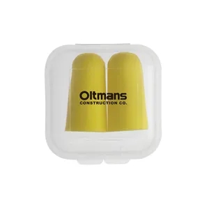 Earplugs In Square Case