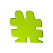 Hashtag Stress Reliever | https://www.bestnamebadges.com