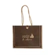 Milan Jute Tote Bag | https://www.bestnamebadges.com