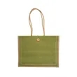 Milan Jute Tote Bag | https://www.bestnamebadges.com