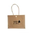 Milan Jute Tote Bag | https://www.bestnamebadges.com