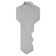 Key Shape Stress Ball | https://www.bestnamebadges.com