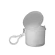 Poncho In Carabiner Case | https://www.bestnamebadges.com