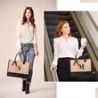 Canvas Tote Bag with Handle | https://www.bestnamebadges.com