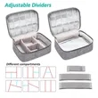 Electronics Organizer Travel Cable Organizer Digital Bag | https://www.bestnamebadges.com