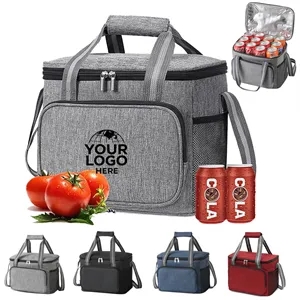 15L Reusable Insulated Cooler Tote Lunch Bag | https://www.bestnamebadges.com