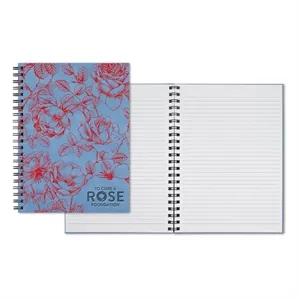 WireO Chia Grande XL White Lined Pg Journal | https://www.bestnamebadges.com
