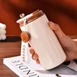 15oz Portable LED Temperature Display Coffee Thermos Cup | https://www.bestnamebadges.com