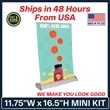 Large 11.75" x 16.5 Mini Retractable Banner Kit | https://www.bestnamebadges.com