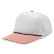 Atlethic laser cut trucker rope cap | https://www.bestnamebadges.com