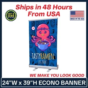 24" x 39" Econo Retractable Banner Kit