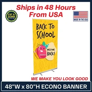 48" Econo Retractable Banner Kit
