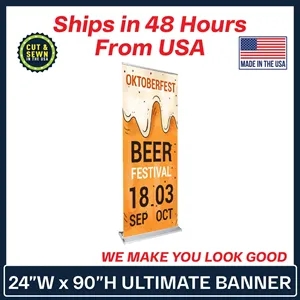 24" Ultimate Retractable Banner Kit