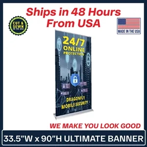 33.5" Ultimate Retractable Banner Kit