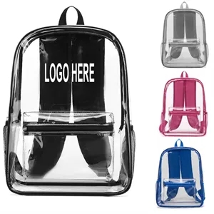 Large Clear Backpack | https://www.bestnamebadges.com