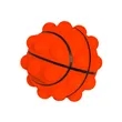 Basketball Shape Push Pop Fidget Sensory Toy | https://www.bestnamebadges.com