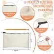 Multipurpose Canvas Pouch Pencil Case | https://www.bestnamebadges.com