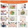 Multipurpose Canvas Pouch Pencil Case | https://www.bestnamebadges.com