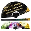 13 Inch Large Folding Rave Fan for Party & Festival | https://www.bestnamebadges.com